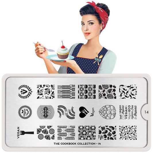 Cook Book 14 ✦ Nail Stamping Plate - MoYou London