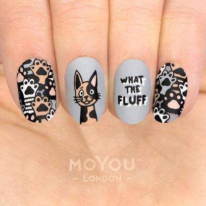 Crazy Cat Lady 02 ✦ Nail Stamping Plate - MoYou London