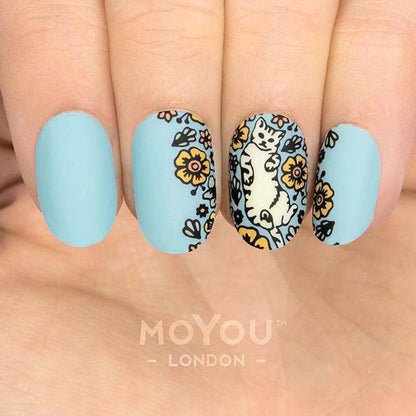 Crazy Cat Lady 04 ✦ Nail Stamping Plate - MoYou London