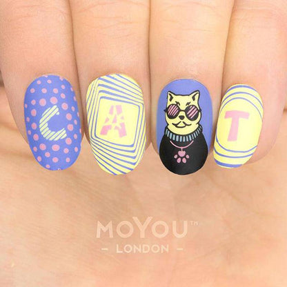 Crazy Cat Lady 06 ✦ Nail Stamping Plate - MoYou London