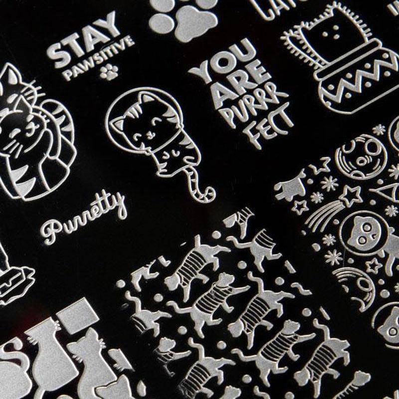 Crazy Cat Lady 07 ✦ Nail Stamping Plate - MoYou London