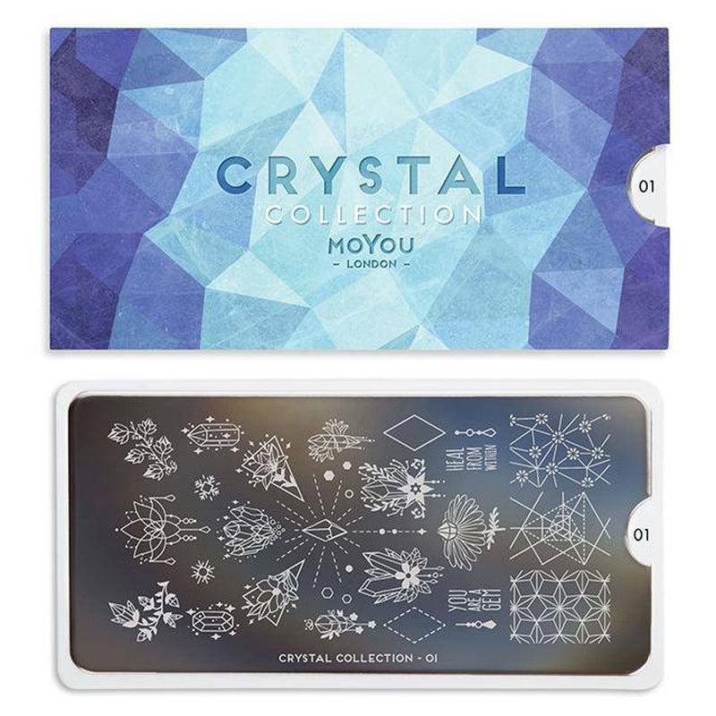 Crystal 01 ✦ Nail Stamping Plate - MoYou London