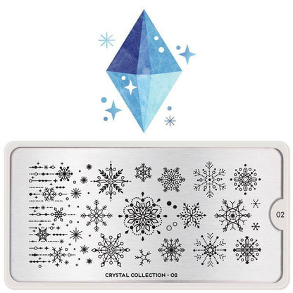 Crystal 02 ✦ Nail Stamping Plate - MoYou London