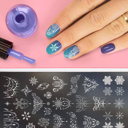 Crystal 09 ✦ Nail Stamping Plate - MoYou London