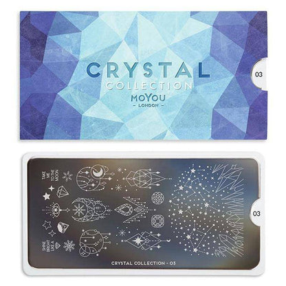 Crystal 03 ✦ Nail Stamping Plate - MoYou London