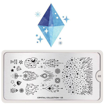 Crystal 03 ✦ Nail Stamping Plate - MoYou London