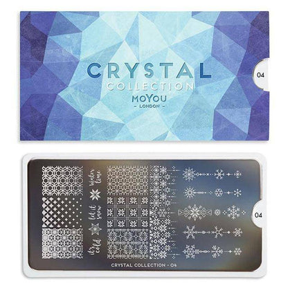 Crystal 04 ✦ Nail Stamping Plate - MoYou London