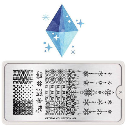 Crystal 04 ✦ Nail Stamping Plate - MoYou London