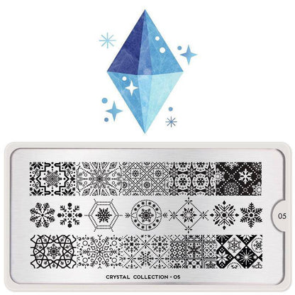 Crystal 05 ✦ Nail Stamping Plate - MoYou London