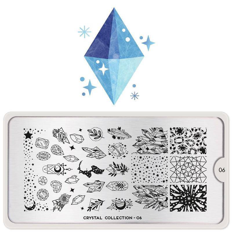 Crystal 06 ✦ Nail Stamping Plate