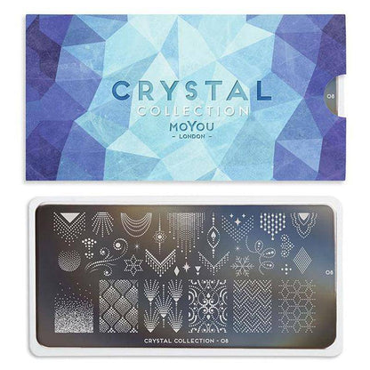 Crystal 08 ✦ Nail Stamping Plate - MoYou London