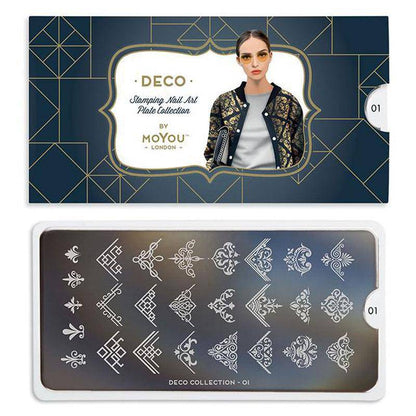 Deco 01 ✦ Nail Stamping Plate - MoYou London