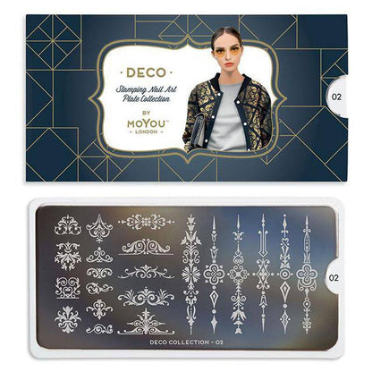 Deco 02 ✦ Nail Stamping Plate - MoYou London