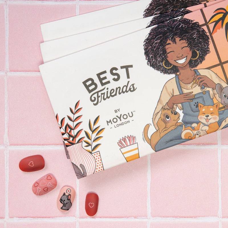 Best Friends 01 ✦ Nail Stamping Plate - MoYou London