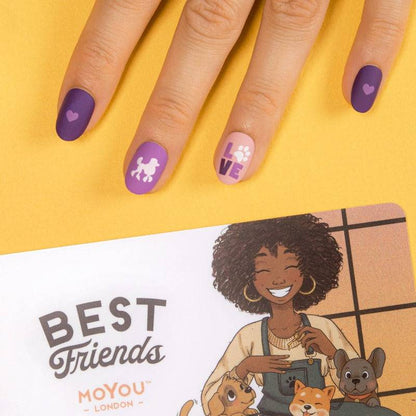 Best Friends 02 ✦ Nail Stamping Plate - MoYou London