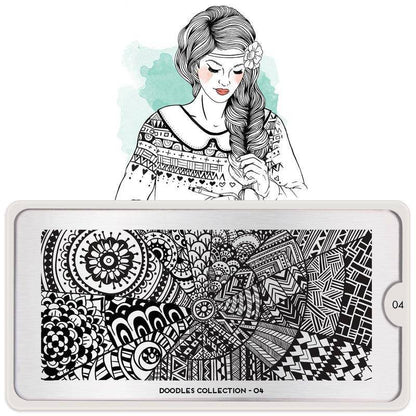 Doodles 04 ✦ Nail Stamping Plate - MoYou London