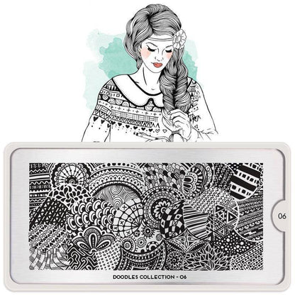 Doodles 06 ✦ Nail Stamping Plate - MoYou London