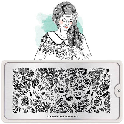 Doodles 07 ✦ Nail Stamping Plate - MoYou London
