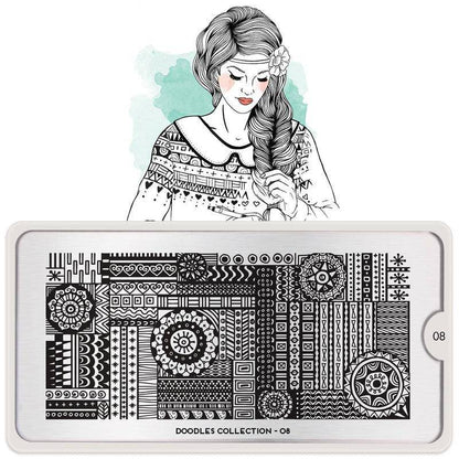 Doodles 08 ✦ Nail Stamping Plate - MoYou London