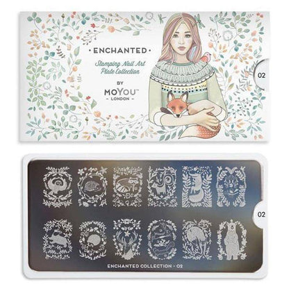Enchanted 02 ✦ Nail Stamping Plate - MoYou London