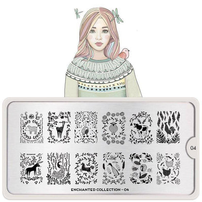 Enchanted 04 ✦ Nail Stamping Plate - MoYou London