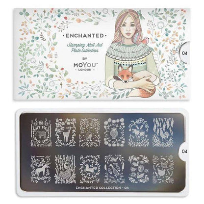 Enchanted 04 ✦ Nail Stamping Plate - MoYou London