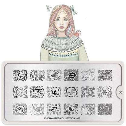 Enchanted 05 ✦ Nail Stamping Plate - MoYou London