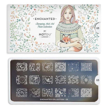 Enchanted 05 ✦ Nail Stamping Plate - MoYou London