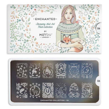 Enchanted 06 ✦ Nail Stamping Plate - MoYou London