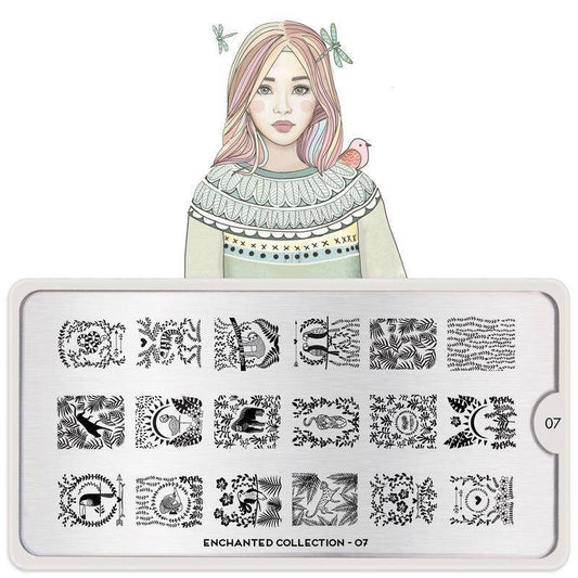 Enchanted 07 ✦ Nail Stamping Plate - MoYou London