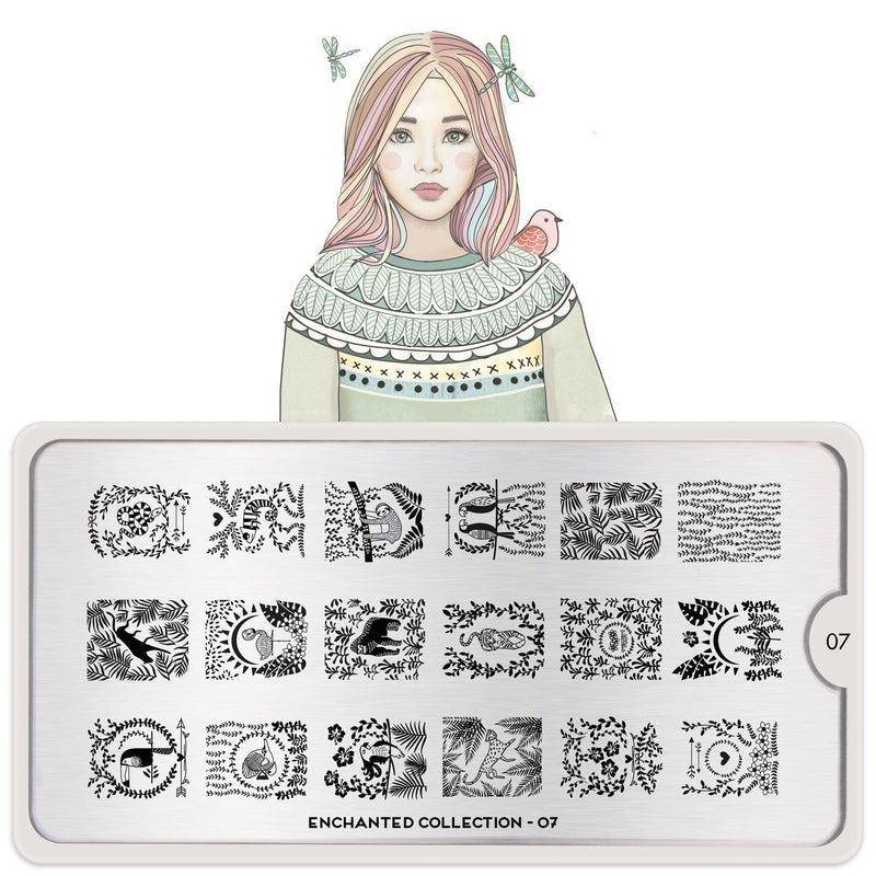 Enchanted 07 ✦ Nail Stamping Plate - MoYou London