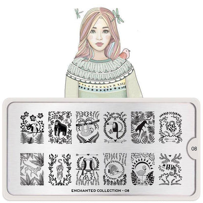 Enchanted 08 ✦ Nail Stamping Plate - MoYou London