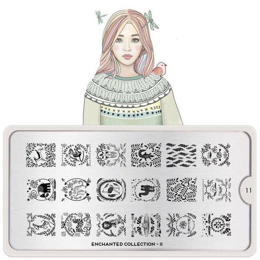 Enchanted 11 ✦ Nail Stamping Plate - MoYou London
