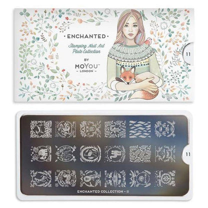 Enchanted 11 ✦ Nail Stamping Plate - MoYou London
