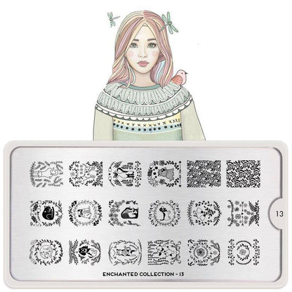 Enchanted 13 ✦ Nail Stamping Plate - MoYou London