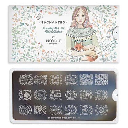 Enchanted 13 ✦ Nail Stamping Plate - MoYou London