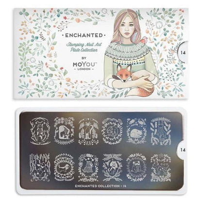 Enchanted 14 ✦ Nail Stamping Plate - MoYou London