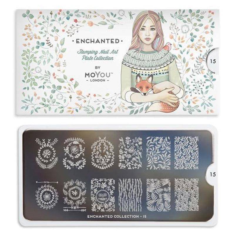 Enchanted 15 ✦ Nail Stamping Plate - MoYou London