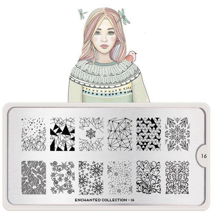 Enchanted 16 ✦ Nail Stamping Plate - MoYou London