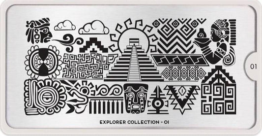 Explorer 01 ✦ Nail Stamping Plate - MoYou London