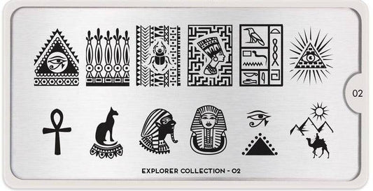 Explorer 02 ✦ Nail Stamping Plate - MoYou London