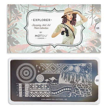 Explorer 05 ✦ Nail Stamping Plate - MoYou London