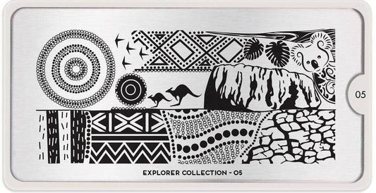 Explorer 05 ✦ Nail Stamping Plate - MoYou London