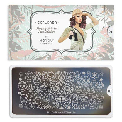 Explorer 08 ✦ Nail Stamping Plate - MoYou London
