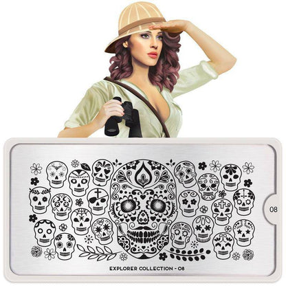 Explorer 08 ✦ Nail Stamping Plate - MoYou London