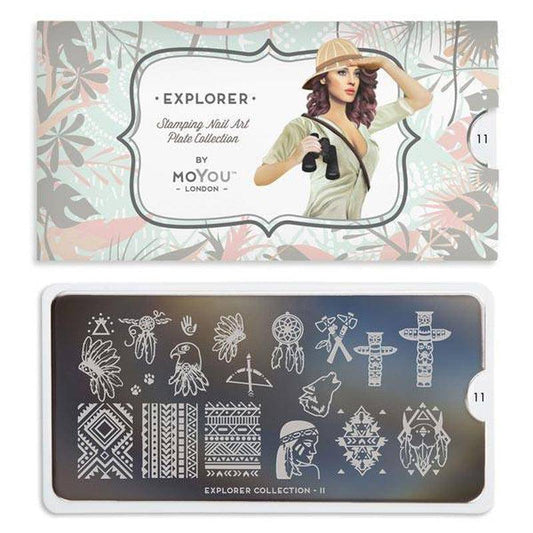 Explorer 11 ✦ Nail Stamping Plate - MoYou London