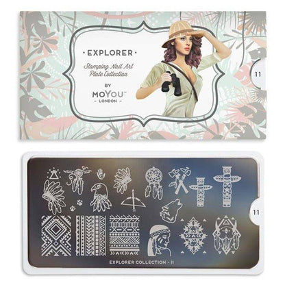 Explorer 11 ✦ Nail Stamping Plate - MoYou London