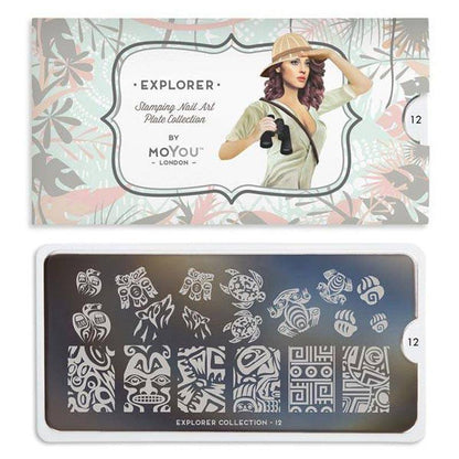 Explorer 12 ✦ Nail Stamping Plate - MoYou London