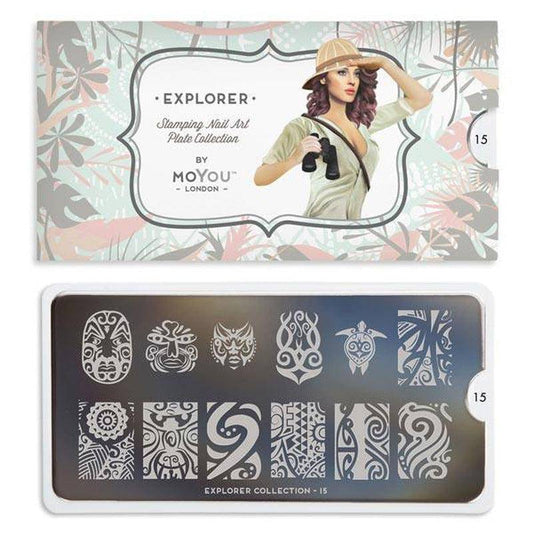 Explorer 15 ✦ Nail Stamping Plate - MoYou London