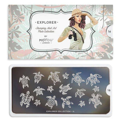 Explorer 16 ✦ Nail Stamping Plate - MoYou London